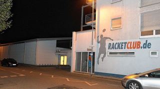 <p>Anfang November werden Flüchtlinge im Racketclub in der Scheffelstraße zeitweise untergebracht.</p>