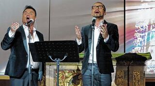<p>Viel Licht (rechts), aber auch viel Schatten: "Toni Di Napoli" alias Tony Tchakarov, links, und "Pietro Pato", der Plamen Patov heißt, überzeugten nicht komplett.</p>