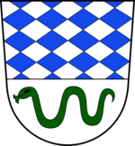 Das Wappen der Gemeinde Oftersheim