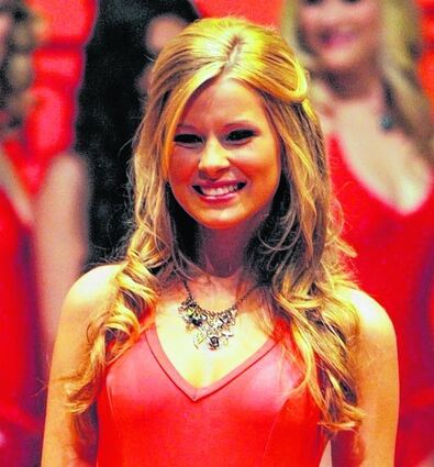 <p>Samantha Striegel bei der Wahl zur "Miss Germany 2011" in Rust.</p>