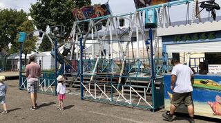 Die Schiffschaukel ist schon 45 Jahre alt und erstmals in Oberhausen im Einsatz.