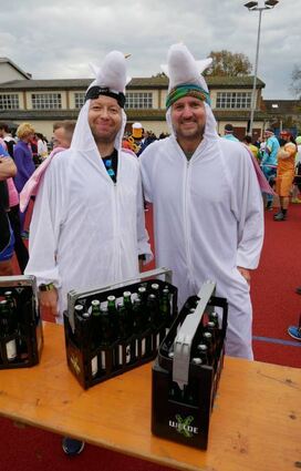 Gut in Form – allerdings noch vor dem Start des Welde-Bierathlon.