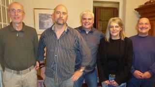 Heinz Eppel (Sprecher, v. l.), Marco Montalbano, Ulrich Renkert, Monika Maier-Kuhn und Werner Zieger bilden die Spitze der Bürgerinitiative.