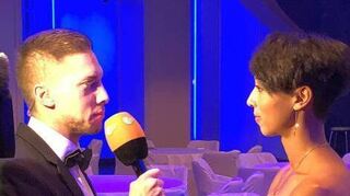 Begehrte Gesprächspartnerin: Ein Interview folgt auf das nächste.