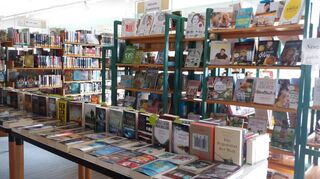 Die Bücher stehen in den Regalen und liegen auf dem Tisch. Sie warten darauf, gelesen zu werden. Doch das ist aktuell nicht möglich. Die Bücherei ist geschlossen. Nur eine Onleihe ist möglich.
