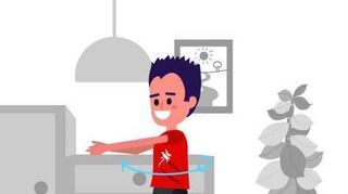 Nun drehen wir den Rumpf langsam zur linken und rechten Seite. Wer diese Übung anspruchsvoller gestalten möchte, darf zwischenzeitlich immer mal wieder die Augen schließen und so das Körpergefühl unter erschwerten Bedingungen schulen.