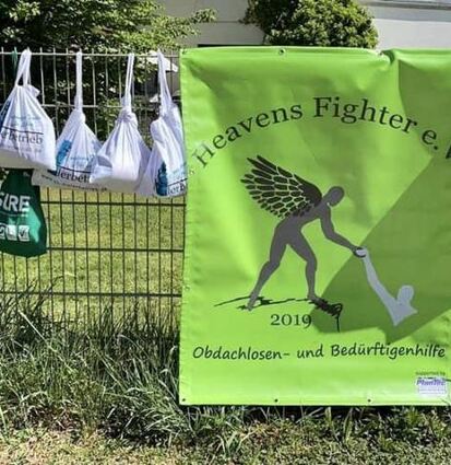 Am Gabenzaun gibt es für Bedürftige unter anderem Essen.
