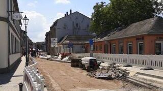 Mitte Juni beginnt der zweite Bauab-schnitt in der Karlsruher Straße.