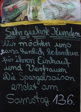 Die außergewöhnliche Spargelsaison mit vielen Un-wägbarkeiten ist in Kürze Vergangenheit.