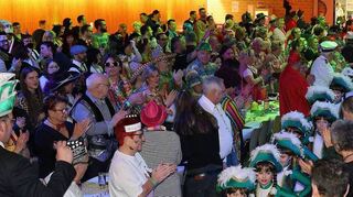 Wenn die Grün-Weißen rufen, ist die Kurpfalzhalle voll besetzt – wie bei dieser Prunk-sitzung in der Vergangenheit. Ein Bild, das es im kommenden Jahr nicht geben wird.
