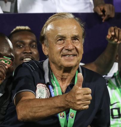 Auf der Jagd nach Erfolgen: Nigerias Trainer Gernot Rohr, hier beim Afrika Cup 2019 in Kairo/Ägypten.