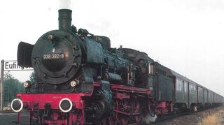 Eine Personenzuglokomotive Baureihe P 8 der Königlich-Preußischen Eisenbahn-verwaltung – Friedrich Müller fuhr ab 1960 eine solche P 8.