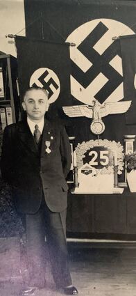 Jubiläum unterm Hakenkreuz: 25 Jahre war Neumann hier Teil der Bahnfamilie.