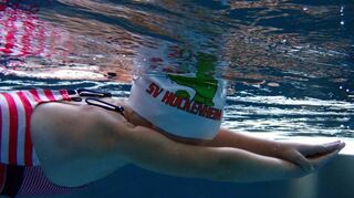 Spiel und Spaß gab es bei den Kursen im Lehrschwimmbecken.