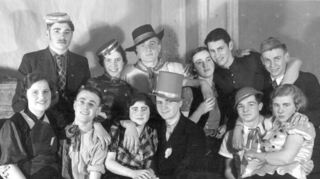 Diese TV-Mitglieder feierten 1936 Fasnacht.