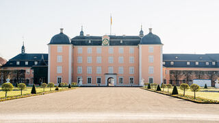 Das Schloss Schwetzingen.