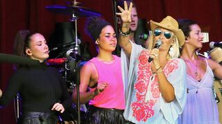 Erinnerung an 2017: Sarah Connor verlebte mit ihrer Band und Tausenden Fans einen fantastischen Sommerabend bei Musik im Park.