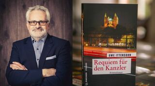 Schon der Pfälzer Kanzler war einem deftigen Vesper nicht abgeneigt: Uwe Ittensohn liest bei Philipp Rumpf aus „Requiem für den Kanzler“.