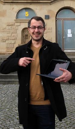 Peter Hartmann von der Stadtverwaltung koordiniert den Digitalpakt.