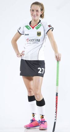 So sah das offizielle Foto für Rio 2016 aus: Cécile Pieper im Nationaldress.