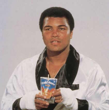 Mit ihm schaffte Capri-Sonne unter der Führung von Hans-Peter Wild den Durchbruch: Boxweltmeister Muhammad Ali.