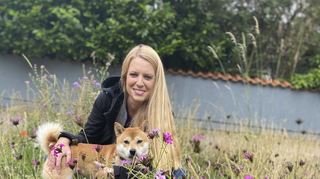 Nicht selbstverständlich, sondern vielmehr etwas Außergewöhnliches: Leona Sprotte-Huber entdeckt beim Gassigehen die Karthäuser Nelke, die hier einfach im Grünstreifen wächst.
