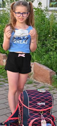 Panik vor Atemnot: Mia Sofie steht mit Mund-Nase-Masken auf Kriegsfuß. Nicht, weil sie keine Lust zum Tragen hat, sondern weil die siebenjährige Asthma hat und unter der Maske schlecht Luft bekommt.