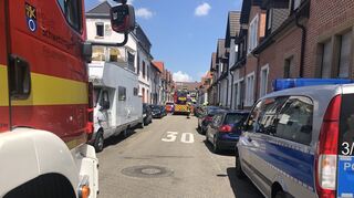 Eine Plastikschale hat am Montagmittag einen Einsatz der Freiwilligen Feuerwehr ausgelöst.