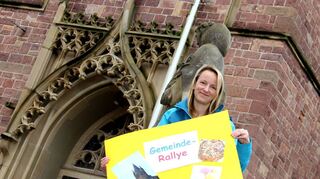 Silke Assmann hat mit viel Herzblut die Gmeinde-Rallye vorbereitet, die für Spaß in den Sommerferien sorgen wird.