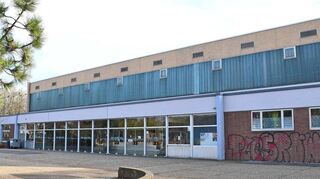 Optisch ist sie nun wirklich kein Vorzeigebau mehr – an der Rhein-Neckar-Halle hat ein halbes Jahrhundert unbarmherzig der Zahn der Zeit genagt.