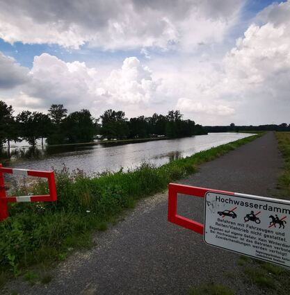 Die Region ist beim Hochwasser im Juli glimpflich davongekommen. In Brühl wird der Sommerdamm im Herbst saniert.