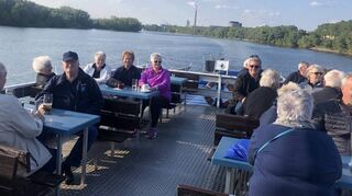 Die Bootstour ist der erste gemeinsame Ausflug seit Beginn der Pandemie.