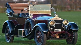 Das Silver Ghost Frederick Wood Cabriolet von 1914 ist einer von vier königlichen Rolls Royce bei der Classic-Gala.
