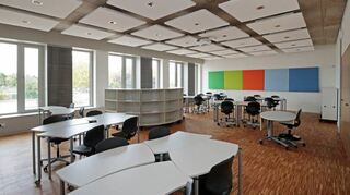 Topmodern: die Cluster-Räume.
