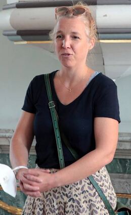 Katharina Simmert hat den Rundgang mit initiiert.