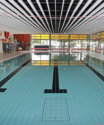 Das Lehrschwimmbecken in der Schwetzinger Nordstadthalle.