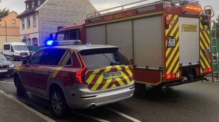 Die Feuerwehr ist in der Mannheimer Straße am Donnerstag vorgefahren.
