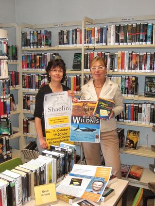 <p>Büchereileiterin Annette Hörstel und Gundula Sprenger von der VHS wählen ihre Referenten danach aus, dass Besucher Impulse für ihr Leben bekommen.</p>