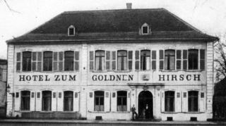 So sah das heutige Palais Hirsch früher aus, einst war es ein Hotel.