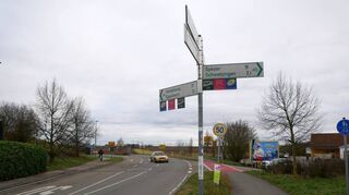 Die Ausschilderungen für Radfahrer sind in Plankstadt gut – doch die Streckenführung des geplanten Schnellweges hat dennoch ihre Tücken.