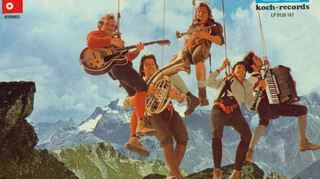 „Die 5 wilden Mander“: Das Cover dieser Platte – von Koch-Records – zeigt die Formation, die 1976 bei den Olympischen Winterspielen ins Innsbruck auftrat.