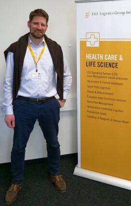 Für das Logistikzentrum ist Standortleiter Maximilian Diefenthäler verantwortlich.
