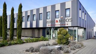 Das Firmengebäude von Rung & Moos in der Duisburger Straße 20 in Schwetzingen.