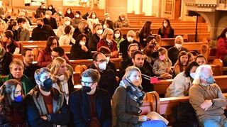 Zahlreiche Zuhörer genossen bim Konzert in der Sebastianskirche die ganz anderen Klänge, als die-