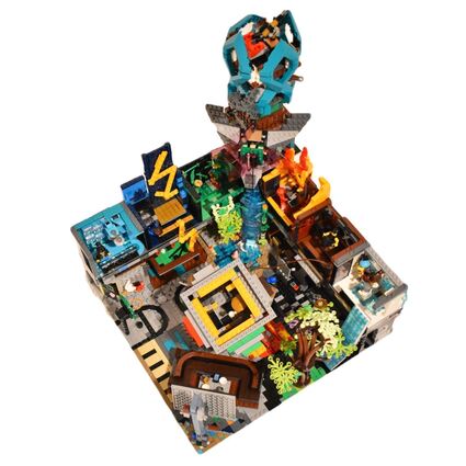Das Ninjago-Zimmer von Familie Schirmer, dem Team "Brick your life" (Team 40) aus Reilingen.