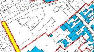 Im Gemeindeentwicklungskonzept ist die Freiherr-von-Stein-Straße gelb markiert. Hier könnte es bald verkehrsberuhigt werden.