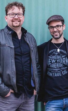Mathias Buchta und Dominik Steegmüller möchten ebenfalls helfen.