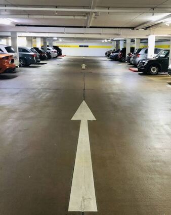 Marstallgarage: Dauerparkplätze werden hier bewusst nicht ausgewiesen – was Dauerparker nicht so gut finden.