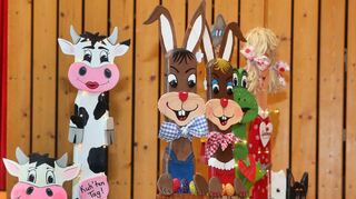 Ob Hase oder Kuh, beim Markt in den Mannherz-Hallen gibt es jede Menge Bastelideen und Geschenktipps für das kommende Osterfest. Und lustig sehen sie obendrein aus.