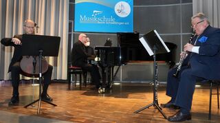 Friedemann Dölling, Harald Braun und Manfred Klein gestalten ein wunderbares Konzert.